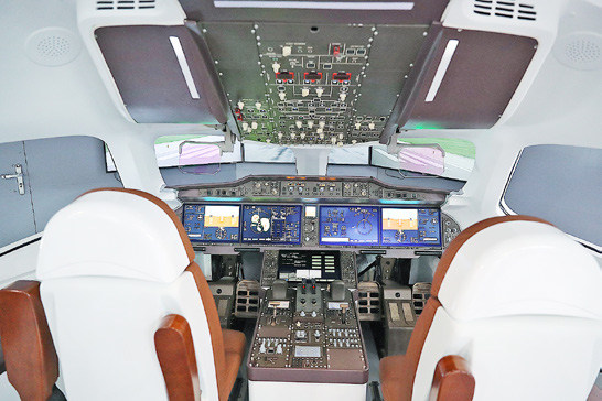 未來民機(jī)概念座艙 岳書華攝